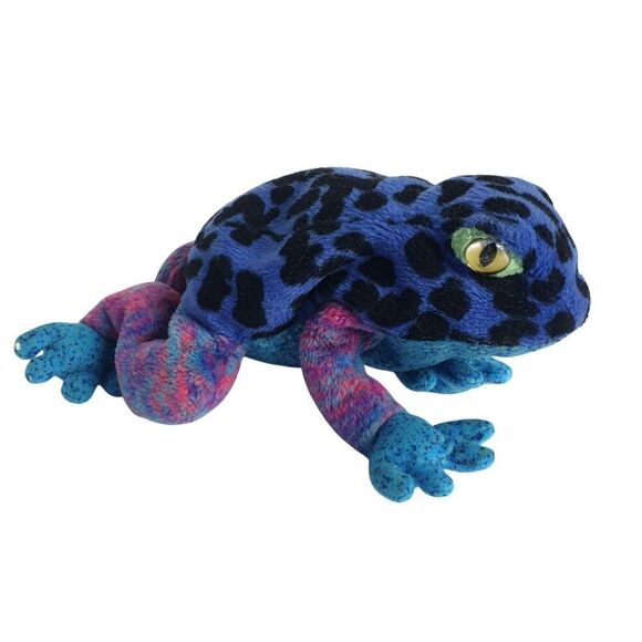 VTG Ty Beanie Baby Dart Frog Plush 8" Toy 2000 Retired Blue Purple Nov 22 DOB - Picture 2 of 8